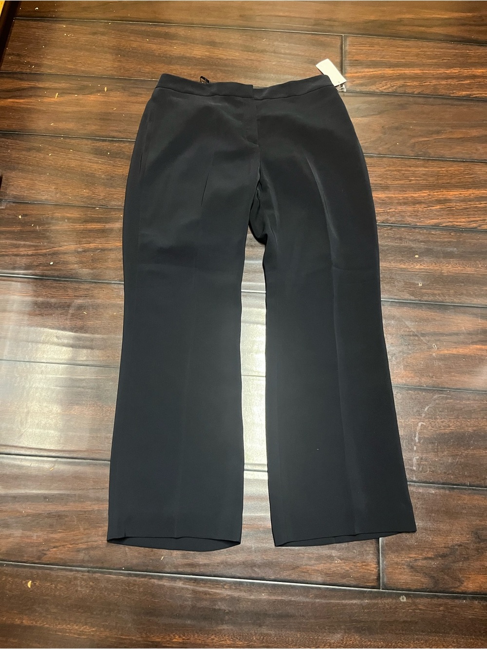 Tahari Arthur S Levine Women's Classic Navy Straight-Leg Dress Pants